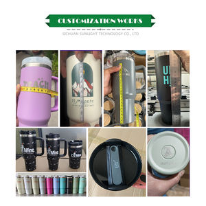 タンブラー40オンスカップ魔法瓶フラスコ金メッキタンブラー高級マグターミコスパウダーコーティングタンブラーレーザー彫刻用 - Product Image 6