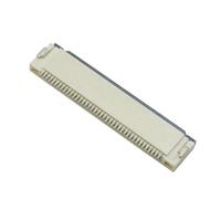 Connecteur FFC/FPC à pas de 0,5 mm, 4 à 64 broches, matériau LCP, conducteurs en cuivre étamé, verrouillage à bascule, automobile/électrique/industrie/usage domestique