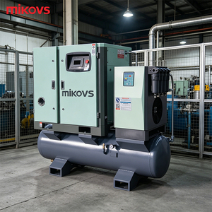 Compresor de Aire de Tornillo Silencioso Todo en Uno MIKOVS de 7.5kW 10HP 11kW 15HP con Secador de Aire - Product Image 4