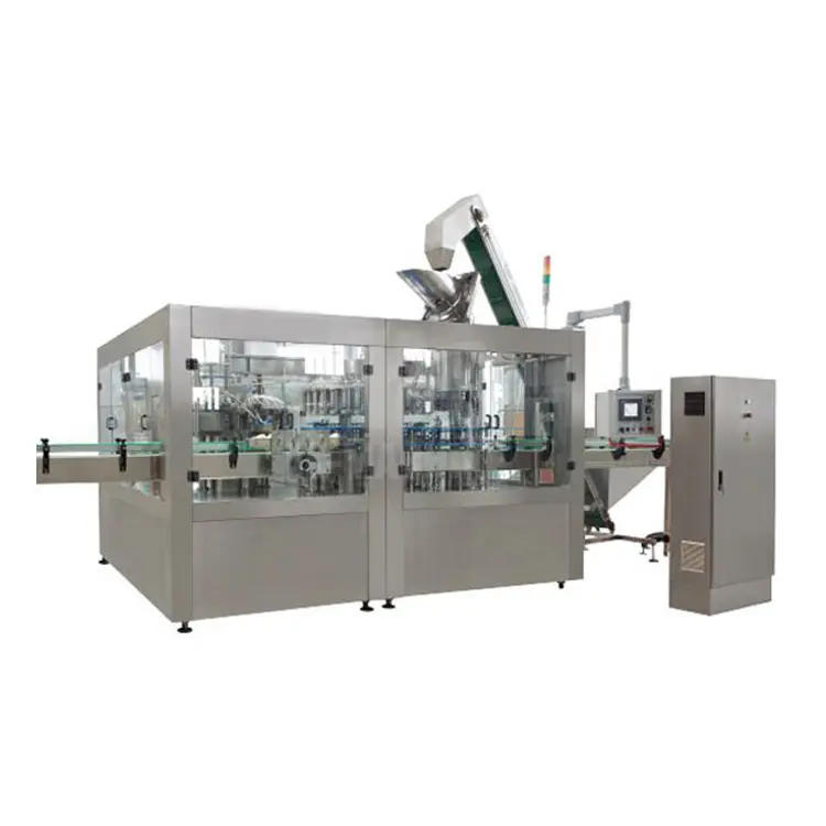 Automatic Bottle Line Plant Beverage Juice Carbonated Drink Soda Soft Drink Water Liquid Filling Automatic Bottle Machine