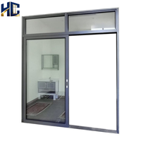Fenêtres en PVC personnalisées HC, fenêtres de maison, double vitrage, fenêtre à battant en PVC, fenêtre coulissante horizontale, prix d'usine
