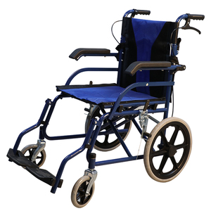 <span class=keywords><strong>Fauteuil</strong></span> roulant manuel compact et portable pour adultes, léger, pliable, avec freins à main, sécurité pour personnes handicapées - Product Image 6