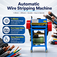 Machine automatique de dénudage de fils 1-45 mm, robuste et portable, pour le recyclage du cuivre de rebut, haute capacité, faible entretien