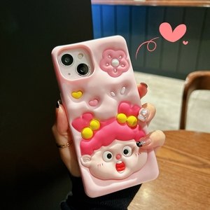 Coque 3D Lovely Girls pour <span class=keywords><strong>iPhone</strong></span> 11/14 Promax, étui en silicone intelligent pour <span class=keywords><strong>iPhone</strong></span> <span class=keywords><strong>13</strong></span>, étui <span class=keywords><strong>Airpods</strong></span> Pro Wireless Charge - Product Image 5
