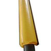 Protection personnalisée pour poteaux, poutres et colonnes (cuir PVC et mousse) pour poutres en acier/piliers en béton