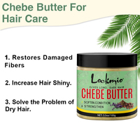 Beurre capillaire Chebe en marque privée, nourrit les cheveux, traitement au beurre Chebe pour les soins capillaires, beurre hydratant Chebe pour des cheveux hydratés