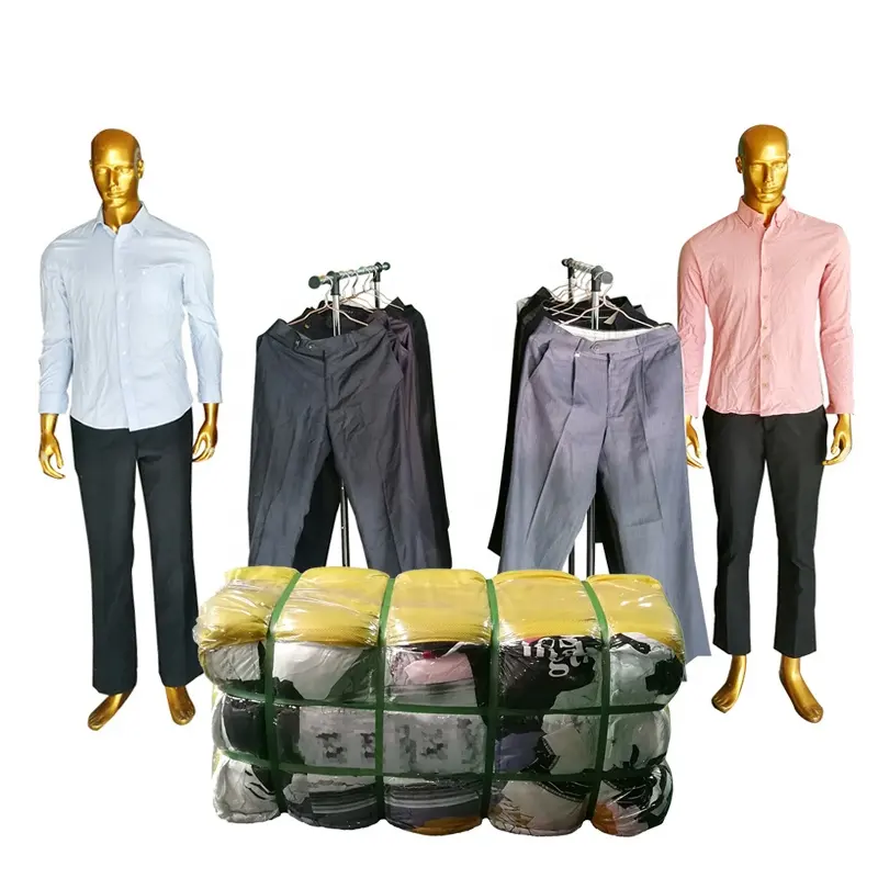 Calças tropicais masculinas, roupas formais para homens, segunda mão, ukay, roupas usadas, 2021