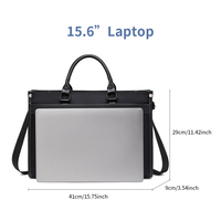 Bolso de Mano Ligero, Casual y Ejecutivo, Impermeable, con Cierre, Resistente al Desgaste, Anti-Salpicaduras, de Gran Capacidad, para Archivos/Computadora, Doble Uso