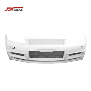 Z-TUNE phong cách sợi thủy tinh cản trước cho 1999-2002 Nissan Skyline R34 GTR - Product Image 1
