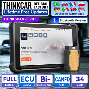 THINKSCAN 689BT 34 Reset 3000+ Bi-directional Obd2 for All <b>Cars</b> Free Update Wholesale Tool - Product Image 5