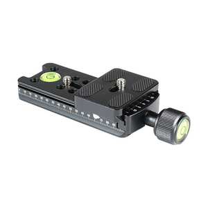 SORRISO Pince à dégagement rapide NNR-100 Pince à glissière pour rail nodal de 100mm avec <span class=keywords><strong>plaque</strong></span> <span class=keywords><strong>Support</strong></span> panoramique <span class=keywords><strong>suisse</strong></span> Arca <span class=keywords><strong>Plaque</strong></span> de <span class=keywords><strong>support</strong></span> à mise au point longue - Product Image 1