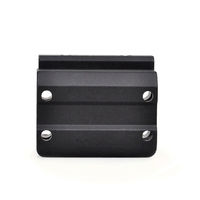 Support de montage WADSN Full Co-Witness Riser AO1786 pour accessoires de lunette tactique avec viseur point rouge en aluminium noir pour sports de plein air