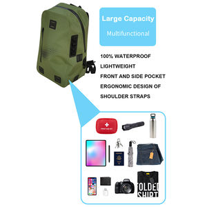 15L PVC Roll Top Dry Mochila para Senderismo Trekking Camping Deportes acuáticos Construcción impermeable con logotipo personalizado para escalar - Product Image 4