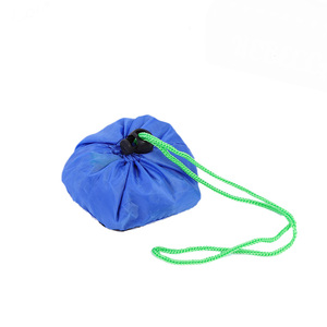 Bolsa de Compras Plegable Ecológica Personalizada de Poliéster para Camisetas, con Logotipo Propio, Marca SH, Tamaño Mediano, para Supermercado, con Cierre de Hombro - Product Image 3