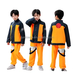 Costume d'halloween pour enfants Anime japonais Akatsuki Narutos Costumes avec bandages carnaval Cosplay combinaison de fête