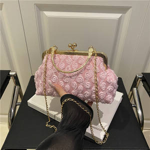 Women's Clutch Purses For Evening <b>Party</b> <b>Bag</b> Summer Flowers Handbags Ladies Shoulder <b>Bag</b> - Product Image 2