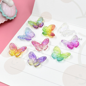 Miniaturas de Mariposas de Resina, Accesorios para Manualidades, para Hacer Joyas, Horquillas, Broches, Manualidades, Fundas para Móviles, Imanes para Refrigerador - Product Image 3