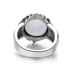 Anillo de Moda para Hombre, Estilo Motero, de Acero Inoxidable, con Diseño de Ojo Dominante del Demonio del Infierno, Vintage, de Acero de Titanio - Product Image 5