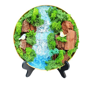 All'ingrosso muschio essiccato fai da te pittura a olio set per bambini fatto a mano disegno altri fiori decorativi e piante - Product Image 1