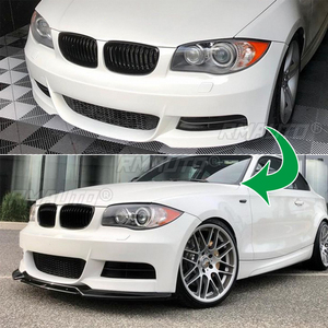 Kit de carrocería con alerón delantero, difusor, divisores, faldones y cubiertas de protección para BMW Serie 1 E82 E88 2007-2010 - Product Image 4