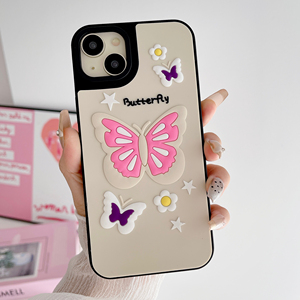 Nuova <span class=keywords><strong>Cover</strong></span> per iPhone in Silicone con Design Floreale a Cartone Animato per iPhone 17 <span class=keywords><strong>Air</strong></span> 11 12 13 14 15 16 17 Pro Max, Antiurto - Product Image 3