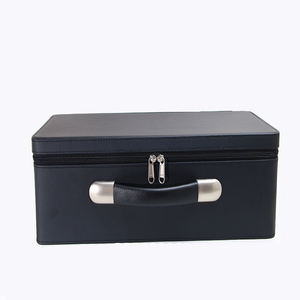 Weimei PU cuero joyería maleta punto al por mayor se puede personalizar LOGO bandeja multifunción estilo de diseño - Product Image 4