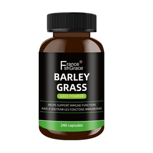 Cápsulas de Pasto de Cebada de Fabricante OEM, Ayuda a Reforzar la Función Inmunitaria para Mujeres y Hombres, 240 Cápsulas, Suplemento de Pasto de Cebada - Product Image 2