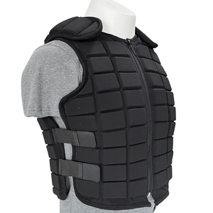 Gilet equestre di alta qualità nero per cavalli cavalieri giacca protettiva nera leggera - Product Image 5
