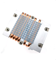 Refroidisseur de processeur de serveur 2U 380W à TDP élevé avec 4 caloducs en cuivre, dissipateur actif avec ventilateur PWM pour Intel LGA4189 / LGA4677 et AMD SP5