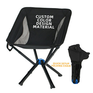 Silla Oxford de Aluminio Ligera Personalizada para Pesca y Camping, Silla Plegable Tipo Paraguas de Apertura Rápida - Product Image 5