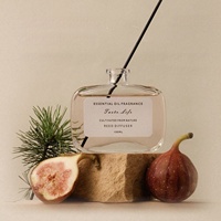 Diffuseur de parfum en verre YORK 100 ml, bouteille en verre à fond épais, pulvérisateur à pompe, impression sérigraphique, options de couleurs, emballage de luxe, OEM/ODM