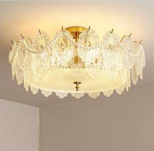 Nueva llegada elegante iluminación interior lámpara de techo de cristal nórdico moderno de lujo para sala de estar - Product Image 3