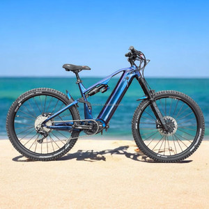 Khung xe đạp điện EMTB hợp kim nhôm, giảm xóc toàn phần, pin ẩn lớn 48V 52V 25Ah, động cơ giữa Bafang G510 M620 <span class=keywords><strong>M600</strong></span> M560 M510 M410 - Product Image 3