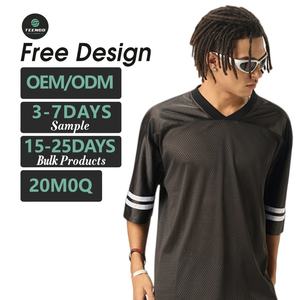 Camiseta Oversize de Manga Corta con Cuello Redondo, Transpirable, Antiarrugas, de Inspiración Vintage, con Estampado de Letras Estilo Urbano - Product Image 1