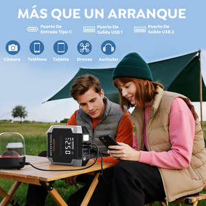 Arrancador de Emergencia Portátil 4 <span class=keywords><strong>en</strong></span> 1 Pro Multifunción de 12V con Bomba de Aire, el Mejor Arrancador de Litio - Product Image 3