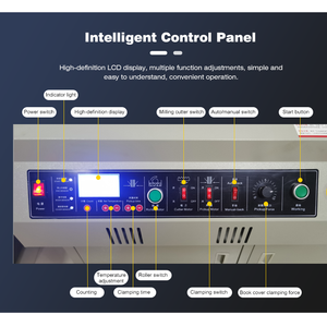 Máquina de Encuadernación Perfecta, Máquina Automática de Encuadernación con Pegamento Caliente, Encuadernadora de Folletos - Product Image 2