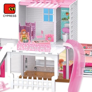 Meilleure Vente Maison De Poupee Semblant Jouer Enfants Villa <span class=keywords><strong>Jouet</strong></span> Ensemble Enfants Meubles De Maison De Poupée Jouets - Product Image 2