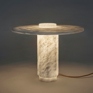 <b>Table</b> <b>Lamp</b> Marble 45x37Cm Led Light Source E27 Bulb <b>Base</b> Switch Control Home Decor Lighting - Product Image 1