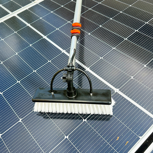 <span class=keywords><strong>Brosse</strong></span> de nettoyage solaire <span class=keywords><strong>télescopique</strong></span> à tête unique de 8 m, moteur sans balais, alimentation par batterie et prise secteur, nettoyage à sec et humide pour panneaux photovoltaïques sur toiture - Product Image 4
