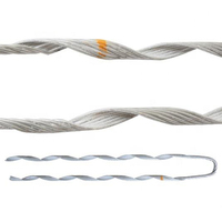 Câble de terre pré-torsadé Power Communication NL, fil de tirage 25G, en acier recouvert d'aluminium pour réseaux FTTH 3G, fibre NL