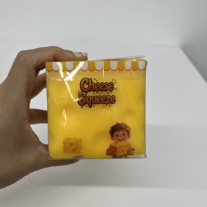 Jouet sensoriel <span class=keywords><strong>anti</strong></span>-<span class=keywords><strong>stress</strong></span> en forme de fromage/beurre, 72 pièces de 7,5 cm, best-seller entrepôt USA, avec boîte cadeau personnalisée pour enfants et adultes - Product Image 4