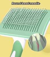 Brosses carrées en acier inoxydable pour chats et chiens, brosses à poils pour animaux de compagnie