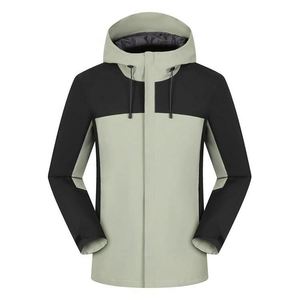 Veste de sport d'hiver softshell imperméable et coupe-vent avec capuche amovible, fermeture éclair, grande taille, blouson d'extérieur imprimé - Product Image 2