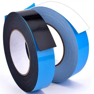 0.5mm 0.8mm 1mm 1.5mm 2mm 3mm 5mm Thick Custom Black PE Foam Heavy Duty Acrylic Outdoor Indoor Double-Side Mounting Tape