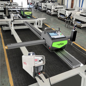 휴대용 미니 갠트리 CNC 플라즈마 절단기, 정밀 P60 토치 HD 파워 55A 울트라, 옵션 산소 불꽃 프로판 아세틸렌 모터 - Product Image 1