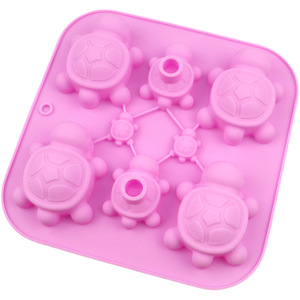 Vui kích cỡ khác nhau Rùa 3D Silicone khuôn cho sô cô la bánh thạch fondant tráng miệng Cookie Ice Cube khuôn cho đồ dùng nhà bếp - Product Image 6