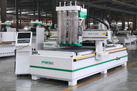 1325 CNC routeur à bois CNC imbrication avec 4 Kinfes dans une broche de refroidissement par Air