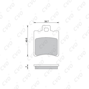 Plaquettes de frein de gros pour moto Honda NSR125 <span class=keywords><strong>Aprilia</strong></span> <span class=keywords><strong>RS50</strong></span> Ducati 748 – Haute performance, zéro bruit, freinage stable - Product Image 5
