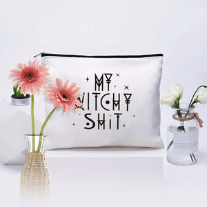 Bolsa <span class=keywords><strong>de</strong></span> maquillaje personalizada con diseño <span class=keywords><strong>de</strong></span> brujería, bolsa <span class=keywords><strong>de</strong></span> almacenamiento para viaje, bolsa <span class=keywords><strong>de</strong></span> cosméticos, regalo para despedida <span class=keywords><strong>de</strong></span> soltera - Product Image 6