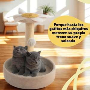 Tiragraffi per Gatti Yommy con Palo in Sisal, Giocattolo Sospeso, 3 Colori, 4 Stili di Base, Diverse Misure - Product Image 3